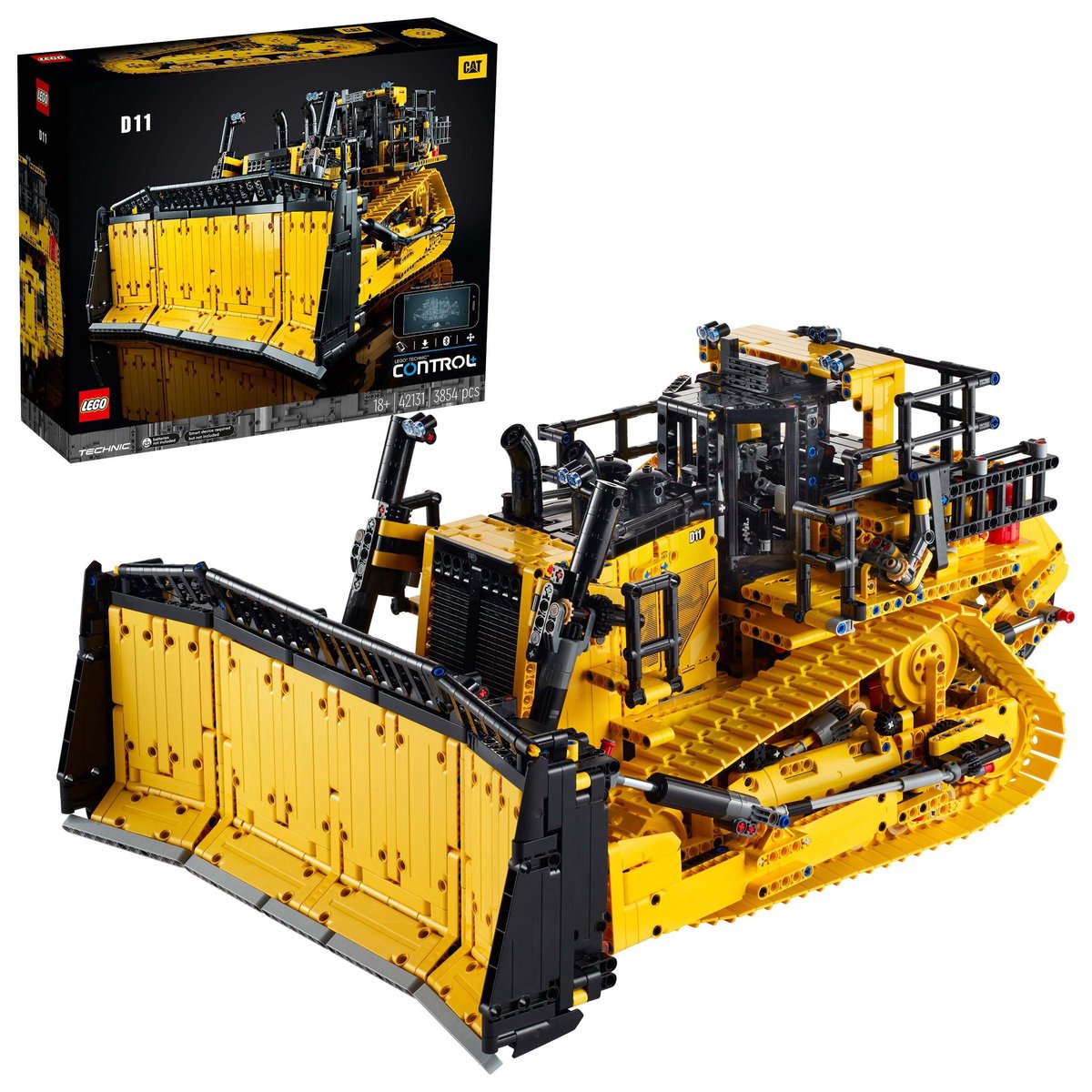 LEGO Technic Technic Sterowany przez aplikację buldożer Cat D11 42131