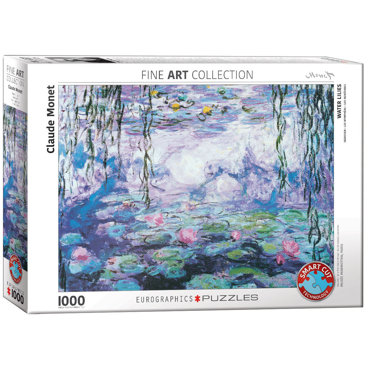 Eurographics Puzzle 1000 Lilie wodne Claude Monet 6000-4366