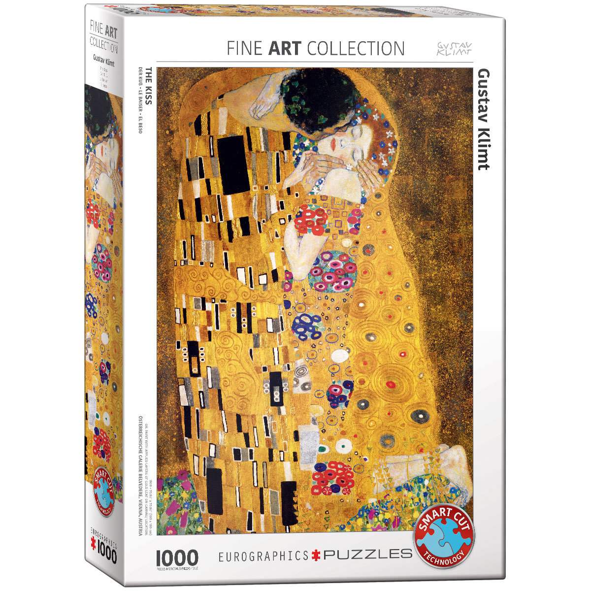 Eurographics puzzle Pocałunek Gustav Klimt 6000-4365