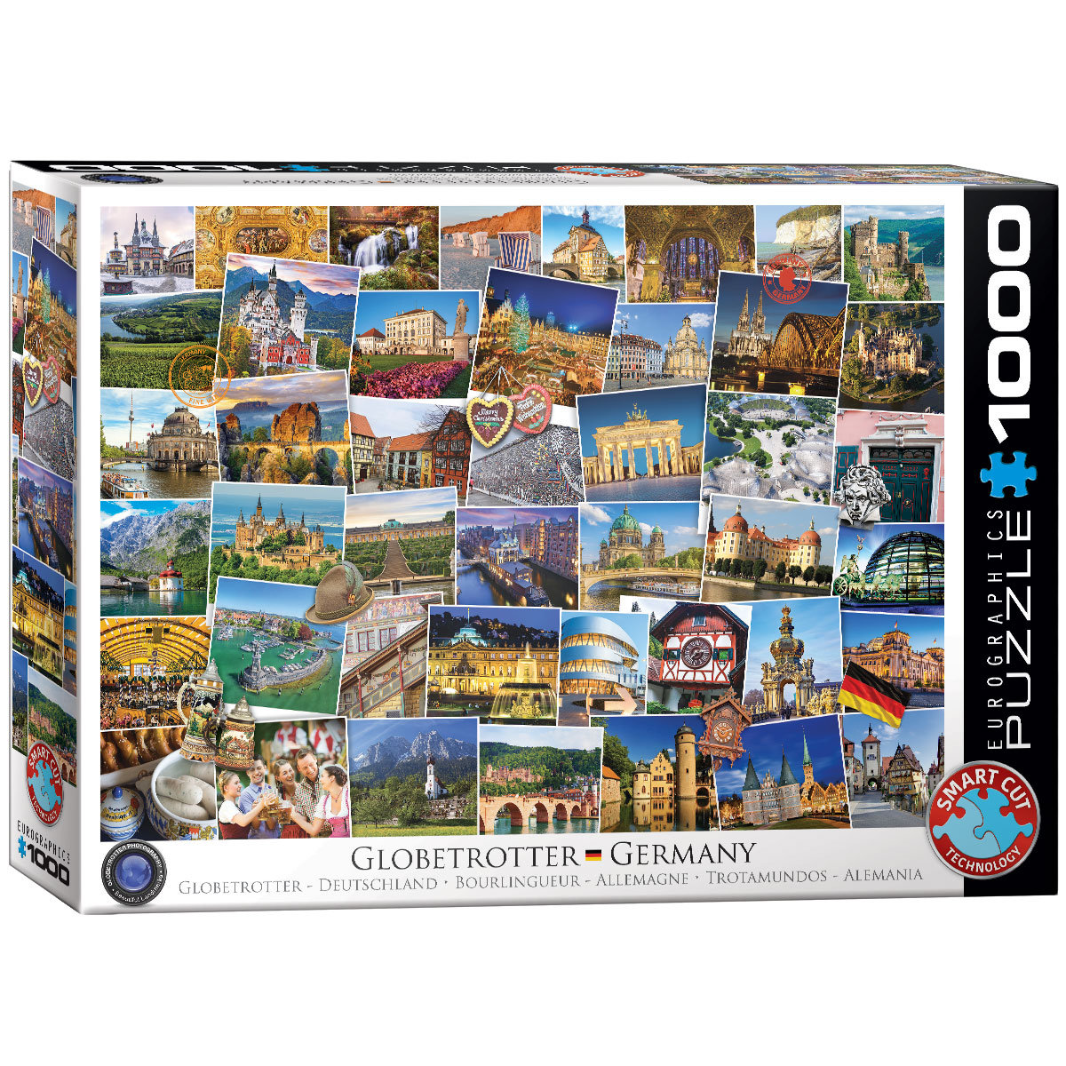 Eurographics Puzzle 1000 Pocztówki z Niemiec 6000-5465