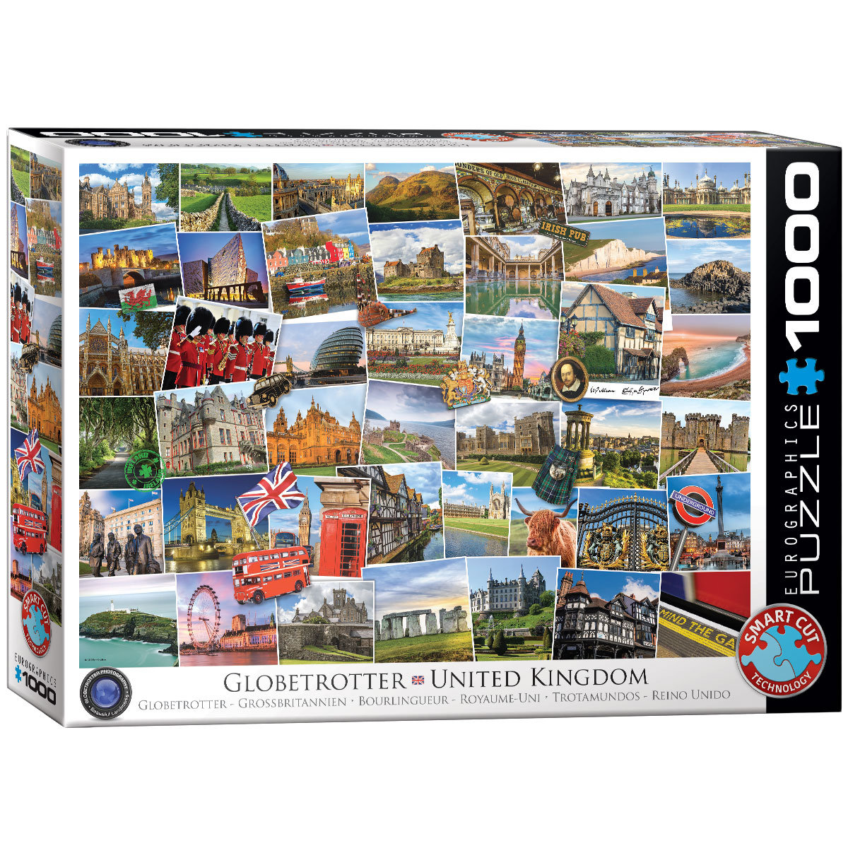 Eurographics Puzzle 1000 Pocztówki z Wielkiej Brytanii 6000-5464