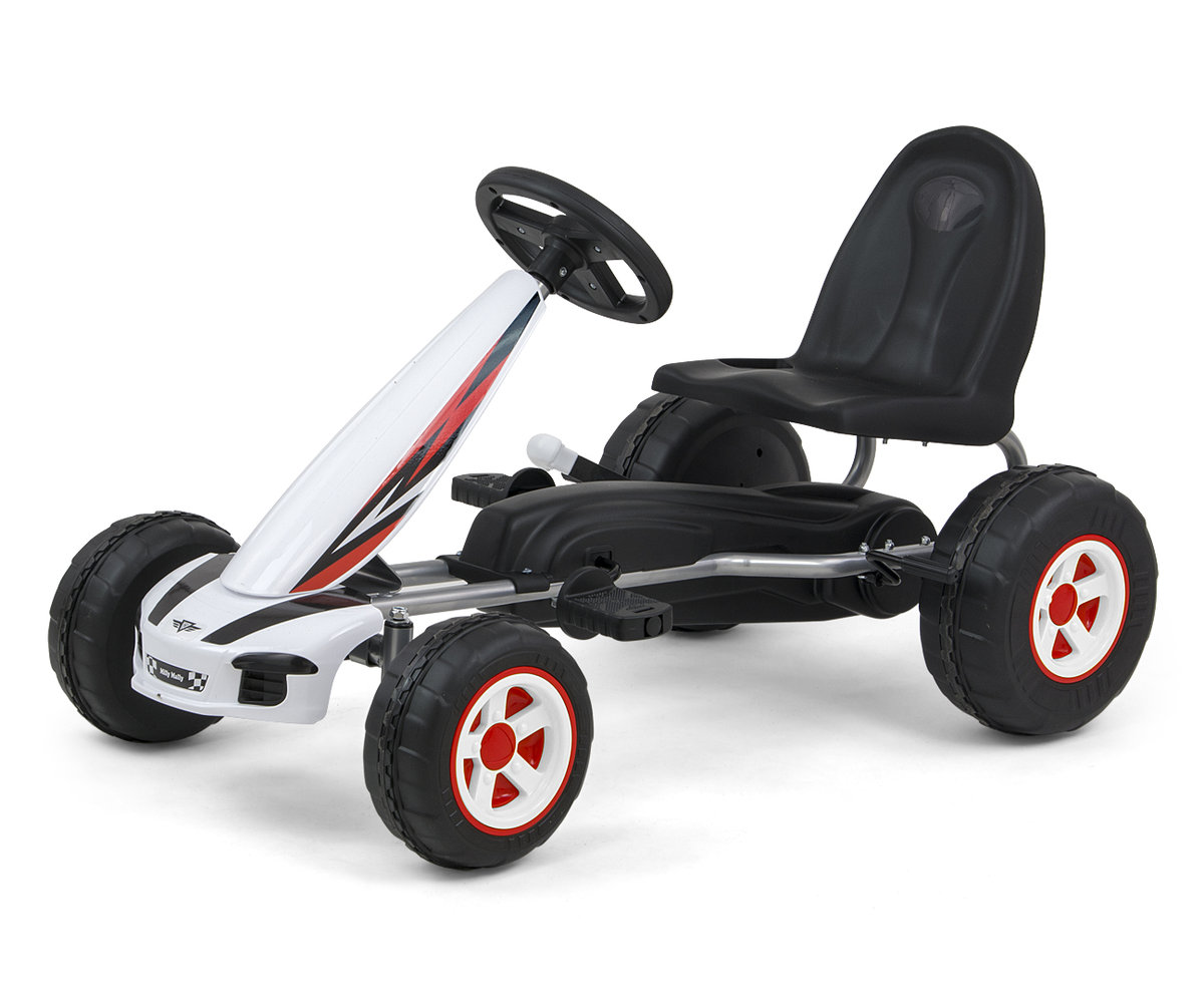 Pojazd Gokart Na Pedały Milly Mally Viper White