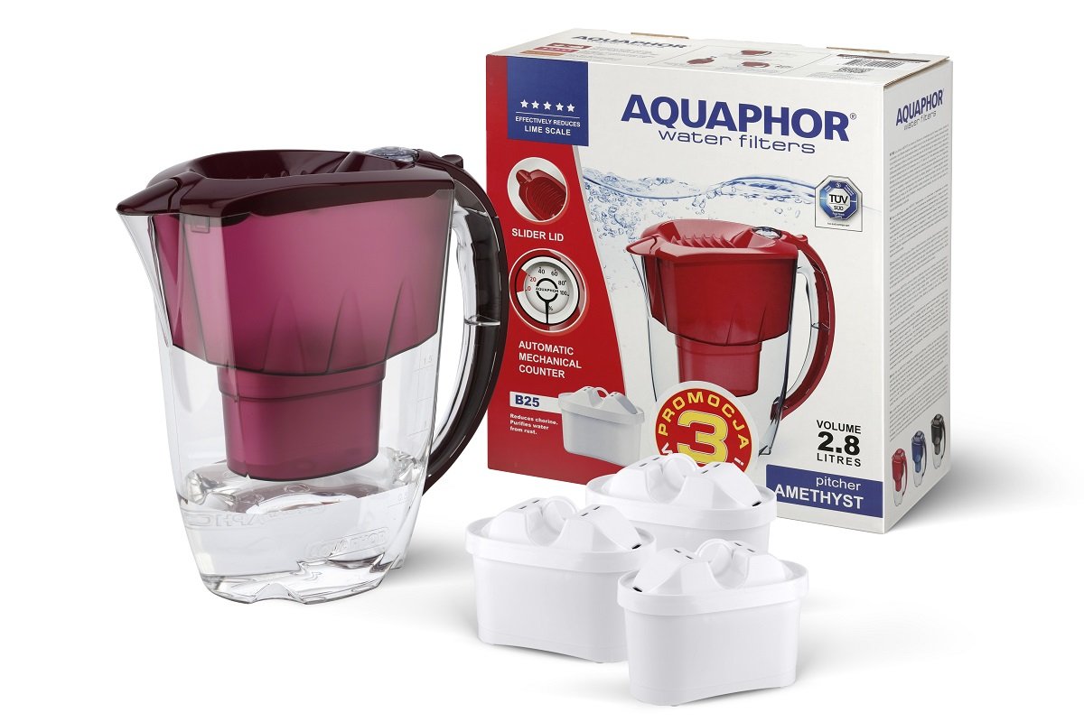Turystyczny dzbanek filtrujący Aquaphor 2,8 l + 3 wkłady