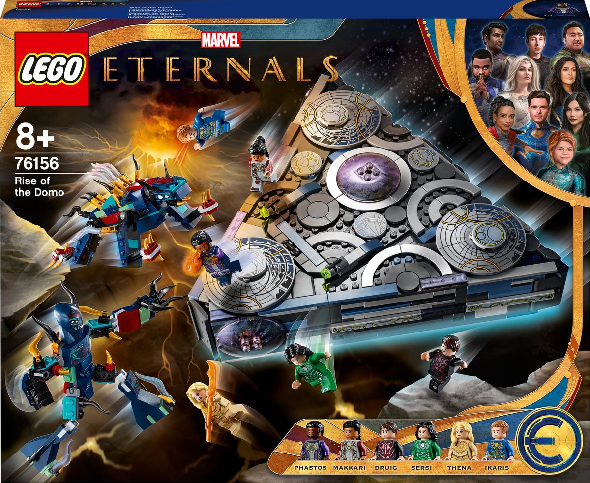 LEGO Marvel Eternals Domo powstaje 76156