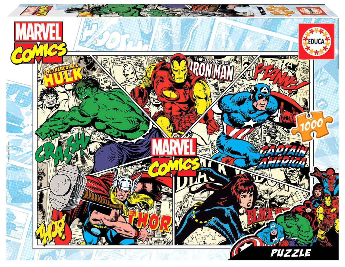 Educa Puzzle 1000 Komiksy Marvela