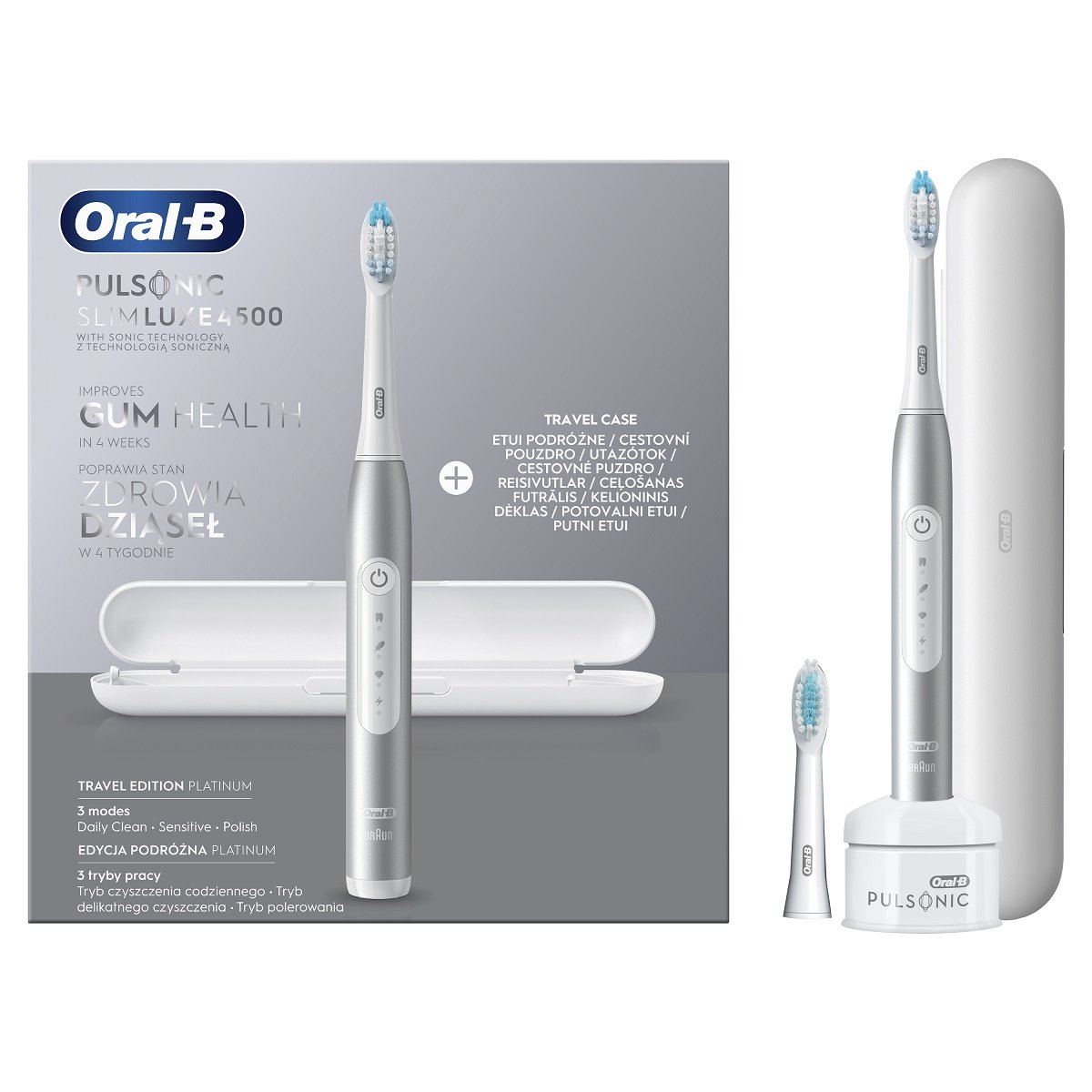 Oral-B Pulsonic Slim Luxe 4500 Platinum