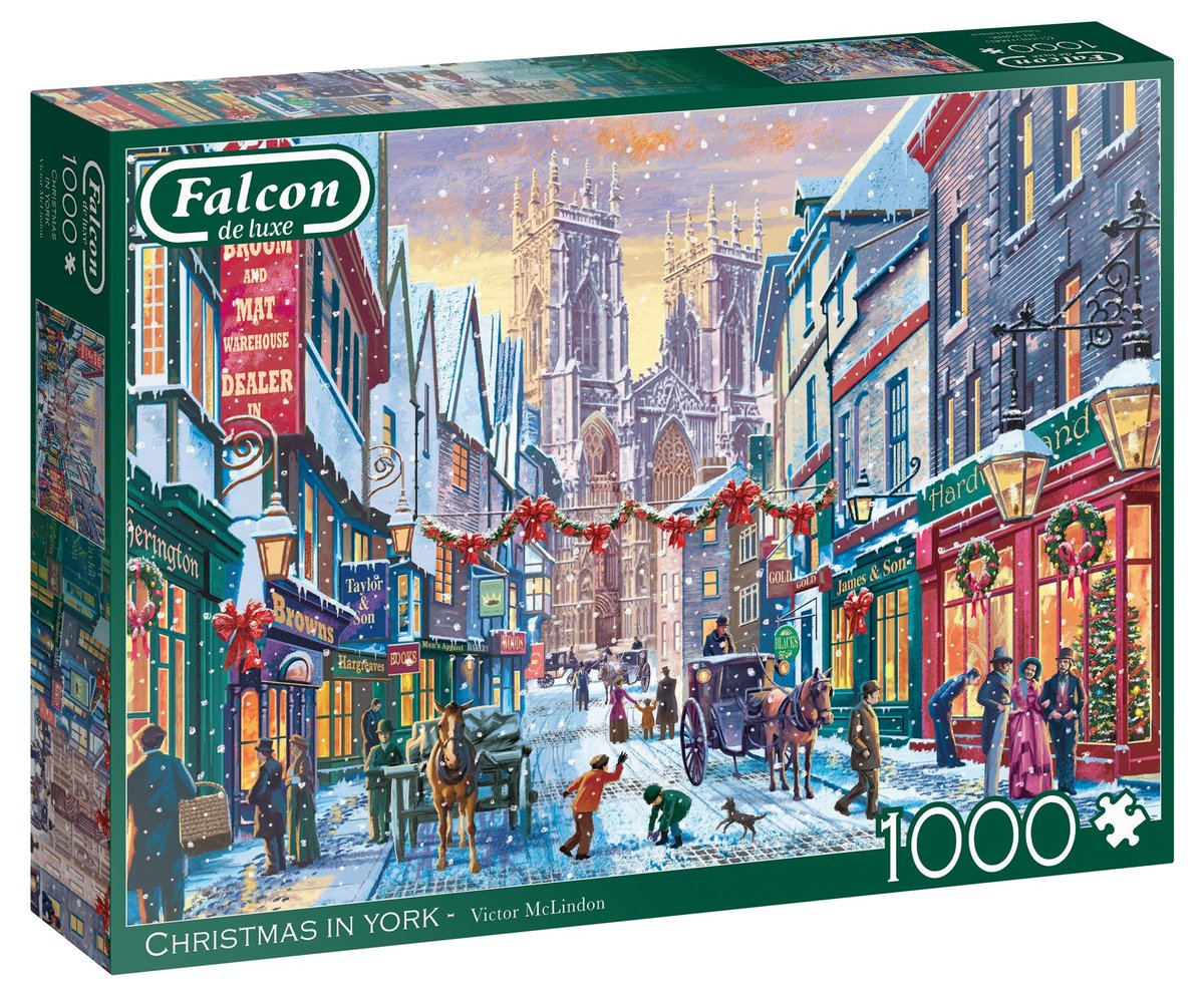 Jumbo Puzzle 1000 Falcon Święta Bożego Narodzenia w NY