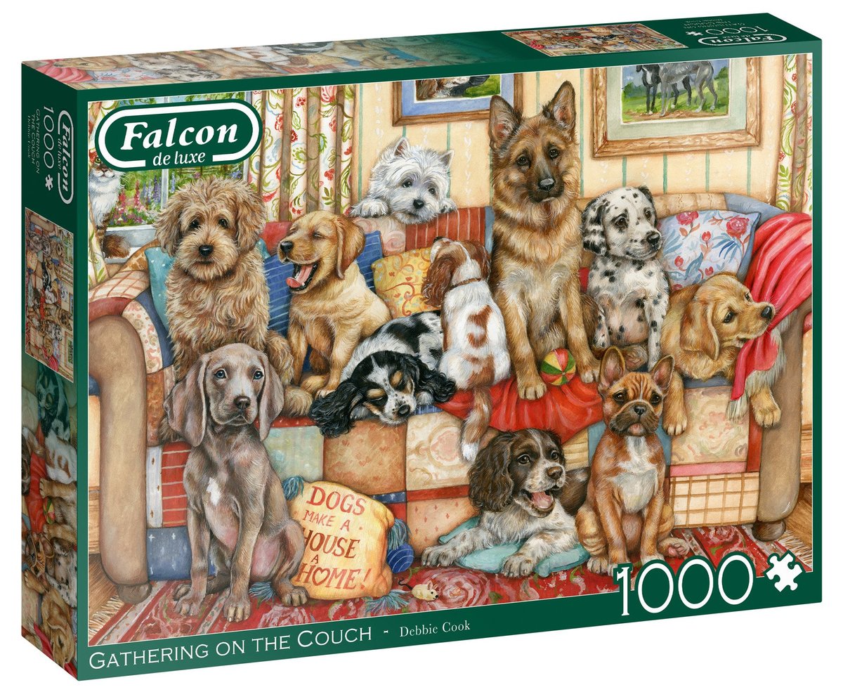 Jumbo Puzzle 1000 Falcon Zbiórka na kanapie G3