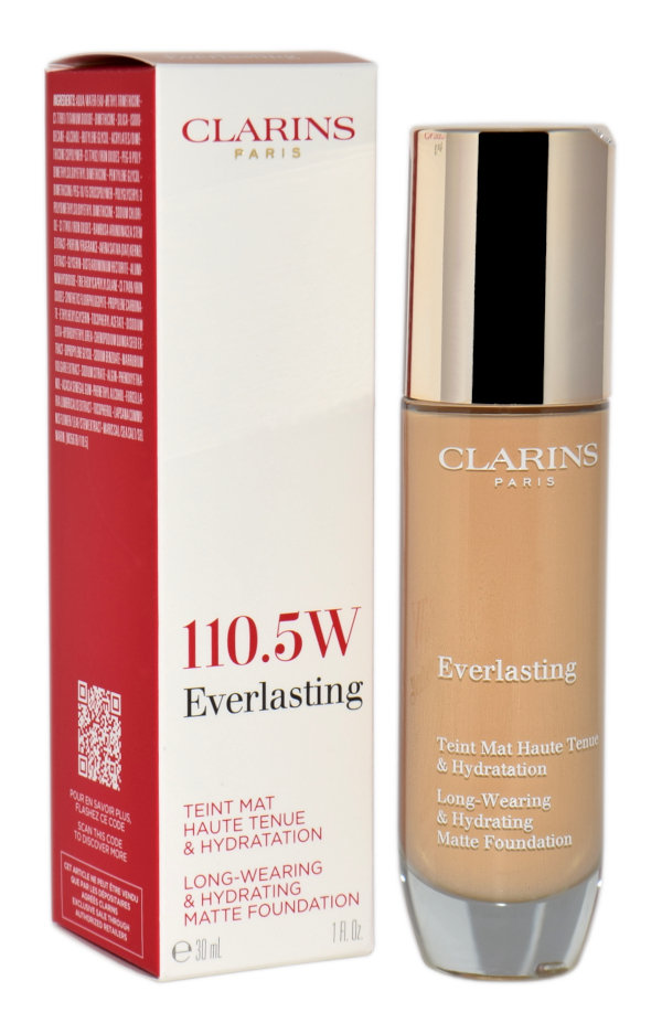 Clarins Everlasting Long-Wearing 110.5W tawny Nawilżający podkład matujący 30ml
