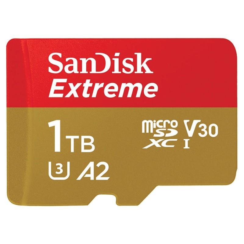 KARTA SANDISK EXTREME microSDXC 1 TB 160/90 MB/s A2 C10 V30 UHS-I U3 Mobile