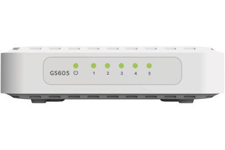 Switch NETGEAR GS605, 5PT, biały
