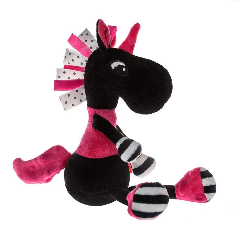Hencz Toys, kontrastowa przytulanka wibrująca Jednorożec Różowy 633