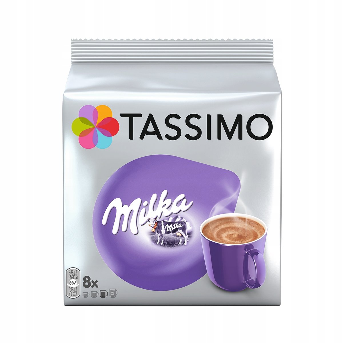 Tassimo , czekolada do picia Milka w kapsułkach, 8 kapsułek