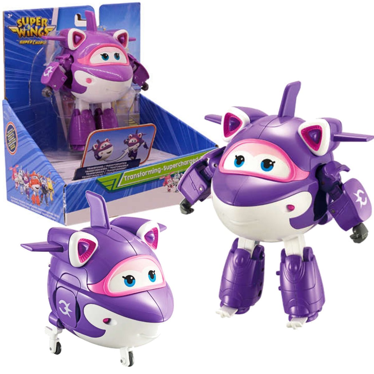 Cobi 740263. Super Wings. Pojazd - robot, Crystal