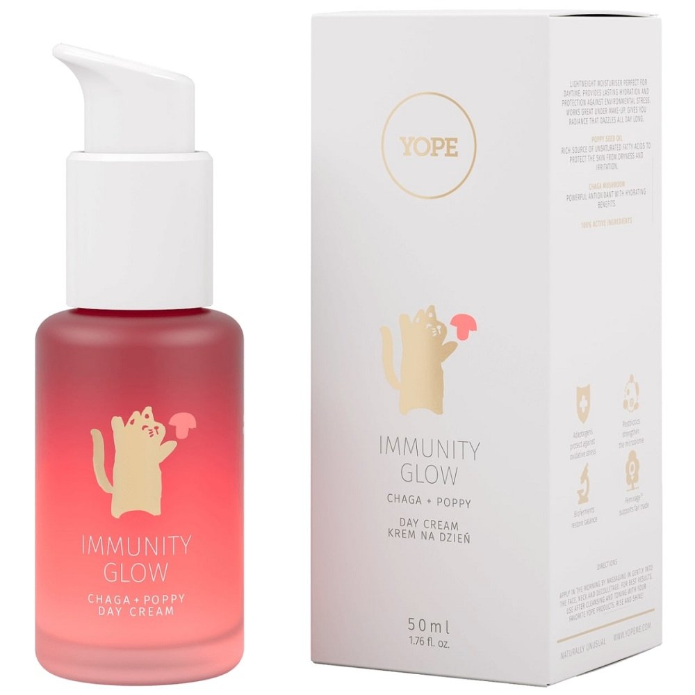 YOPE Krem na dzień IMMUNITY GLOW CHAGA + MAK 50 ml - YOPE