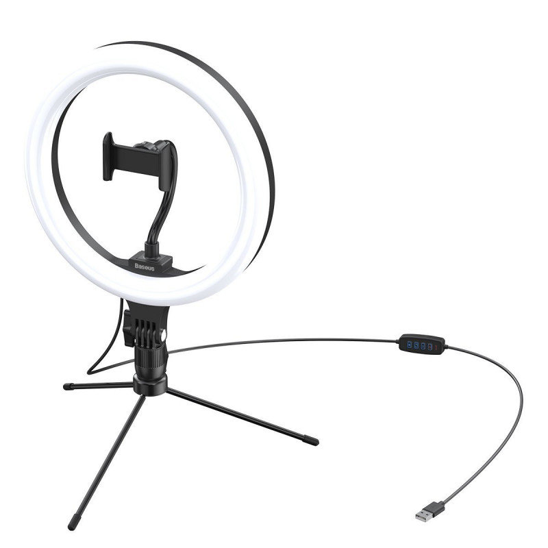 Baseus Baseus Lampa fotograficzna LED Selfie CRZB10-A01 Statyw Baseus do Youtube Tiktok baseus_20210923160223