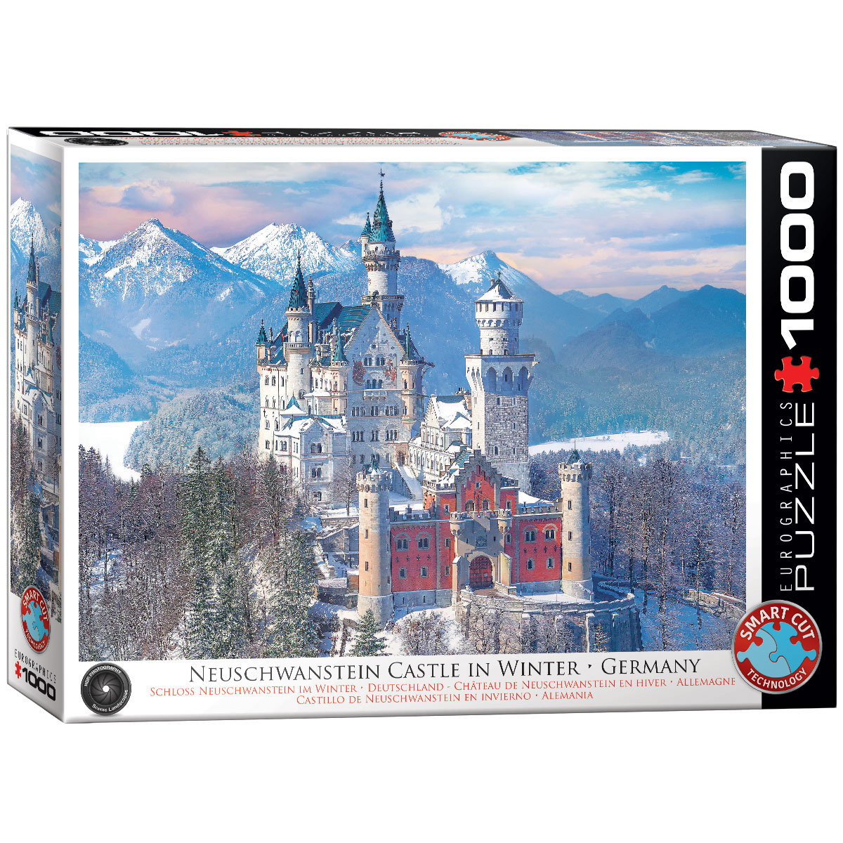 Eurographics Puzzle 1000 HDR-Neuschwanstein in Winter 6000-5419 -