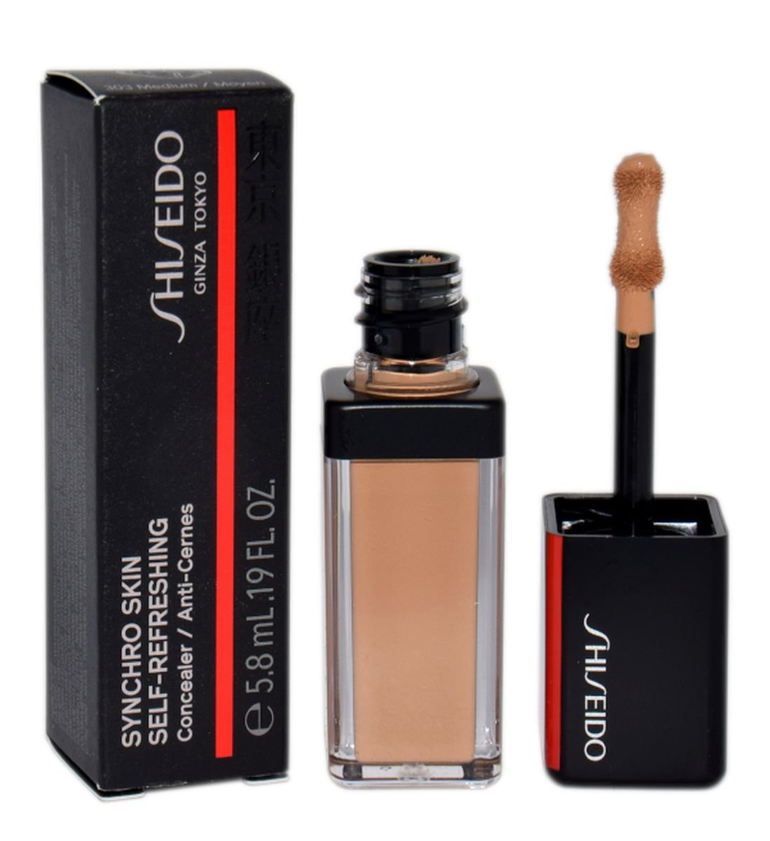 Shiseido Synchro Skin Self-Refreshing Concealer korektor w płynie odcień 303 Medium/Moyen 5,8 ml