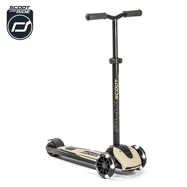 Scootandride SCOOTANDRIDE Highwaykick 5 LED Hulajnoga trójkołowa balansowa ze świecącymi kółkami 5+ Ash solution-bc-6709-0