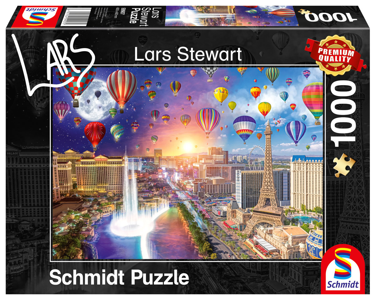 Puzzle Pq 1000 Lars Stewart Las Vegas noc/dzień G