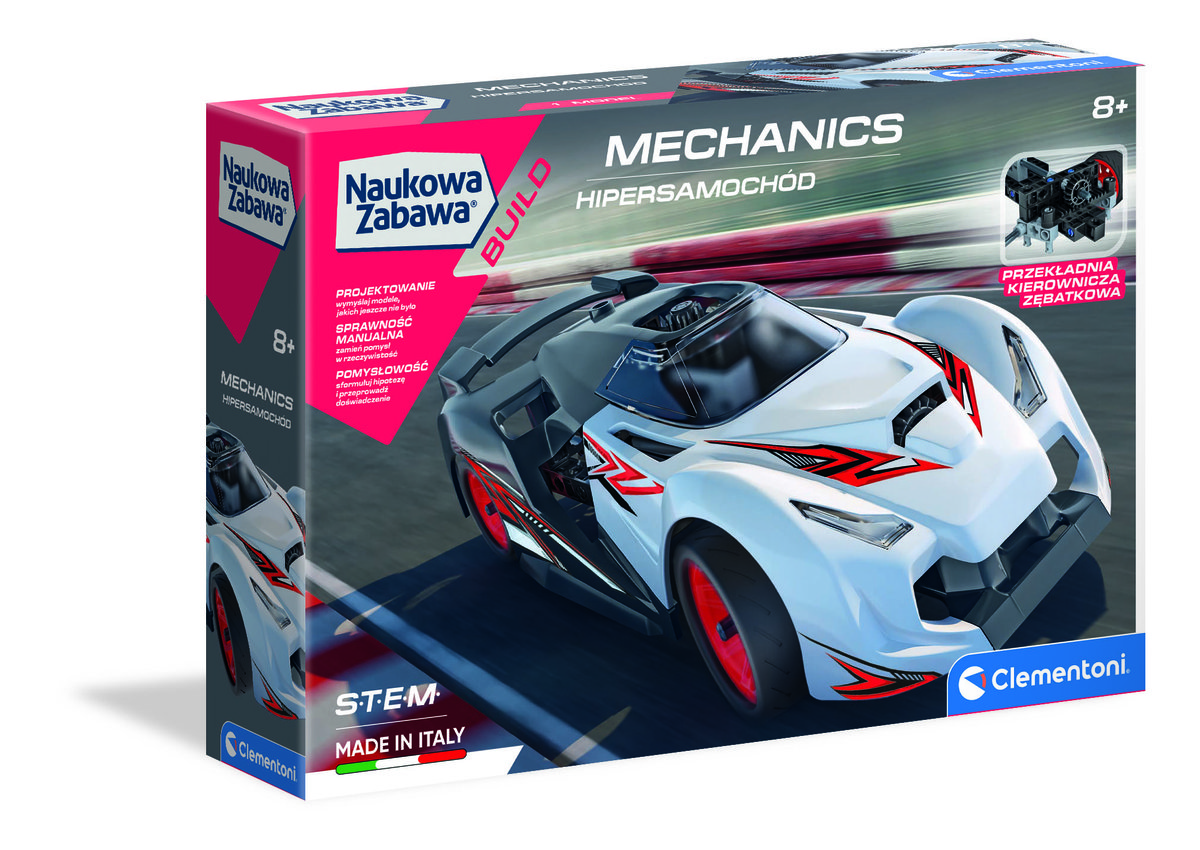 Clementoni Labolatorium mechaniki samochód wyścigowy 50683 -