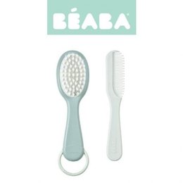 Beaba Szczoteczka do włosów i grzebień Green Blue (opakowanie zbiorcze 6 szt.) solution-bc-7057-0