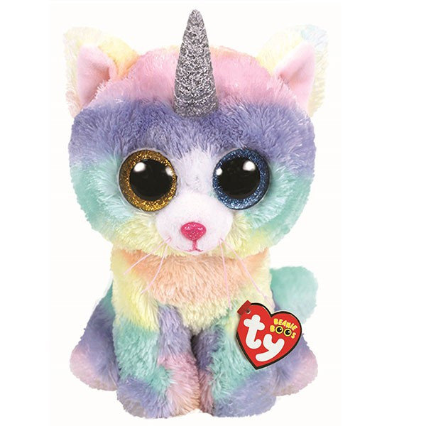 Ty Maskotka Beanie Boos Kot z rogiem Heather 24 cm