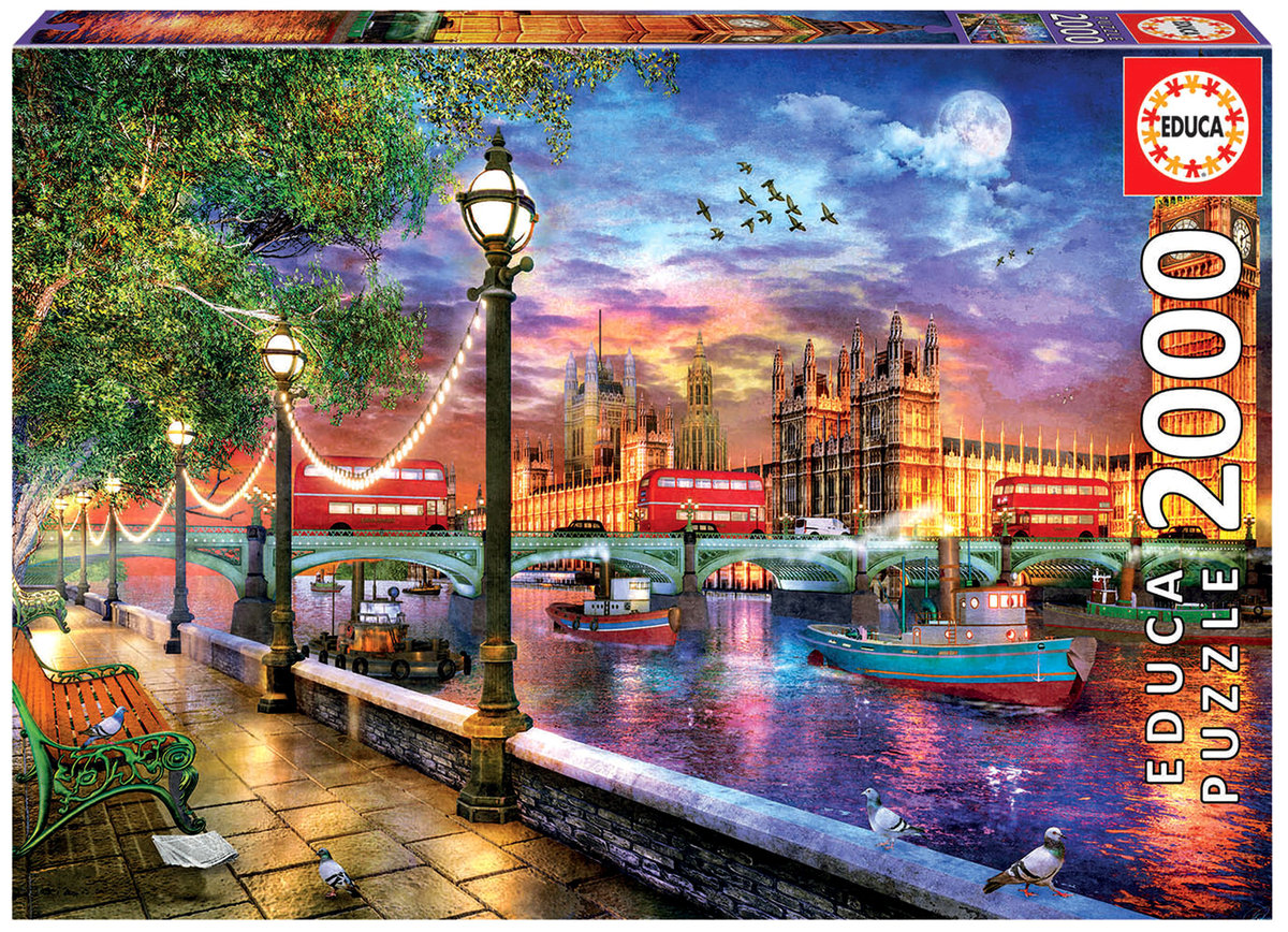 Educa London zachód słońca puzzle 2000 części Ref. 19046 19046