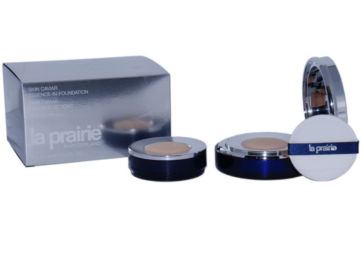 La Prairie Skin Caviar podkład w kompakcie SPF 25 odcień NW-30 Honey Beige 2 x15 ml