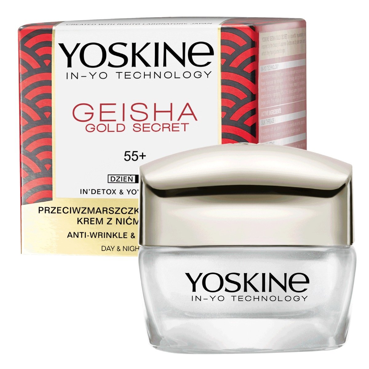 Yoskine Geisha Gold Secret Krem Na Dzień I Noc 55+ 50ml