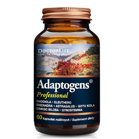 Doctor Life Asian Adaptogens Adaptogeny suplement diety 60 kapsułek