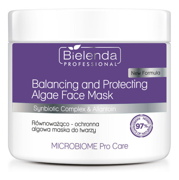 Bielenda Professional Równoważąco-ochronna algowa maska do twarzy MICROBIOME Pro Care 160 g