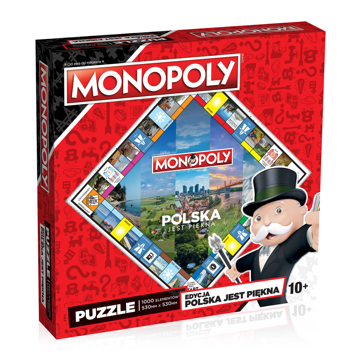 Puzzle 1000 Monopoly Board Polska jest piękna