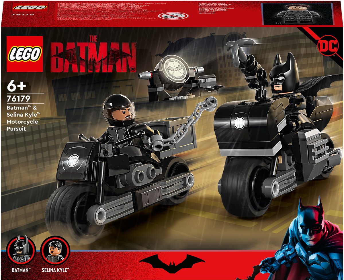 LEGO DC Super Heroes Motocyklowy pościg Batmana i Seliny Kyle 76179