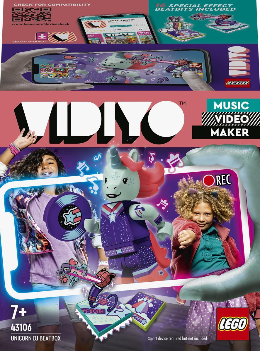 LEGO Vidiyo Unicorn DJ BeatBox 43106