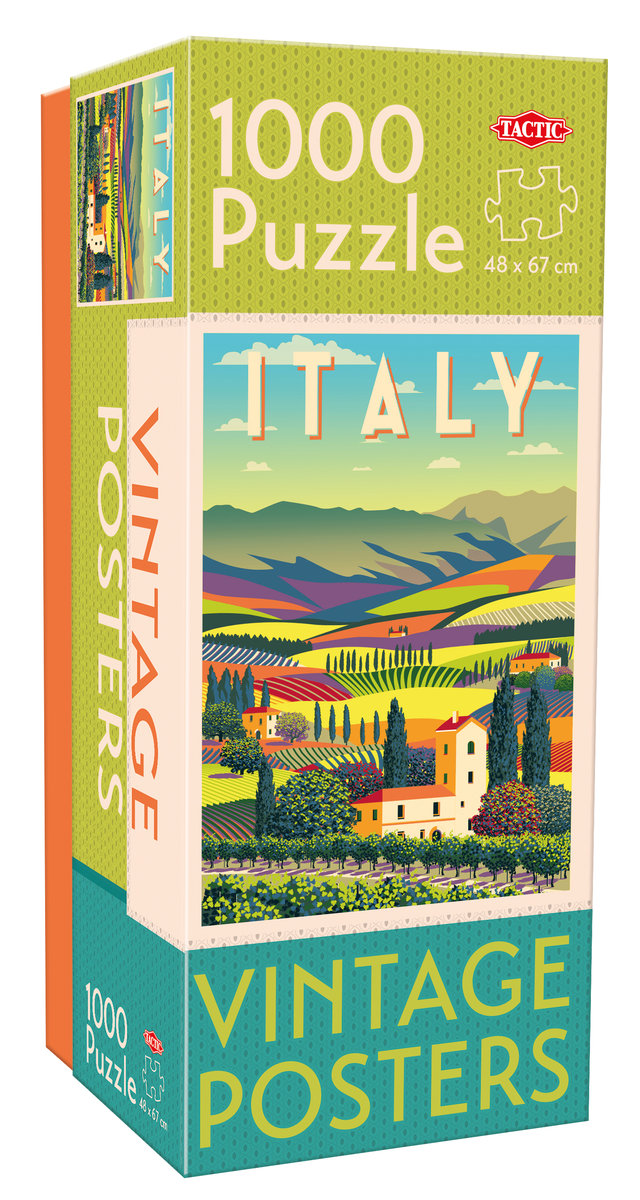 Tactic Puzzle 1000 Vintage Italy -