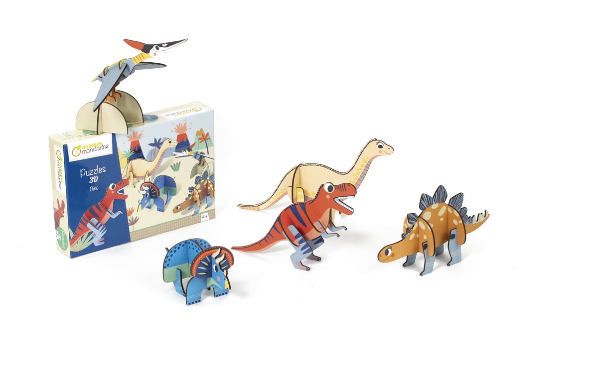 Avenue Mandarine, puzzle 3D, Dino