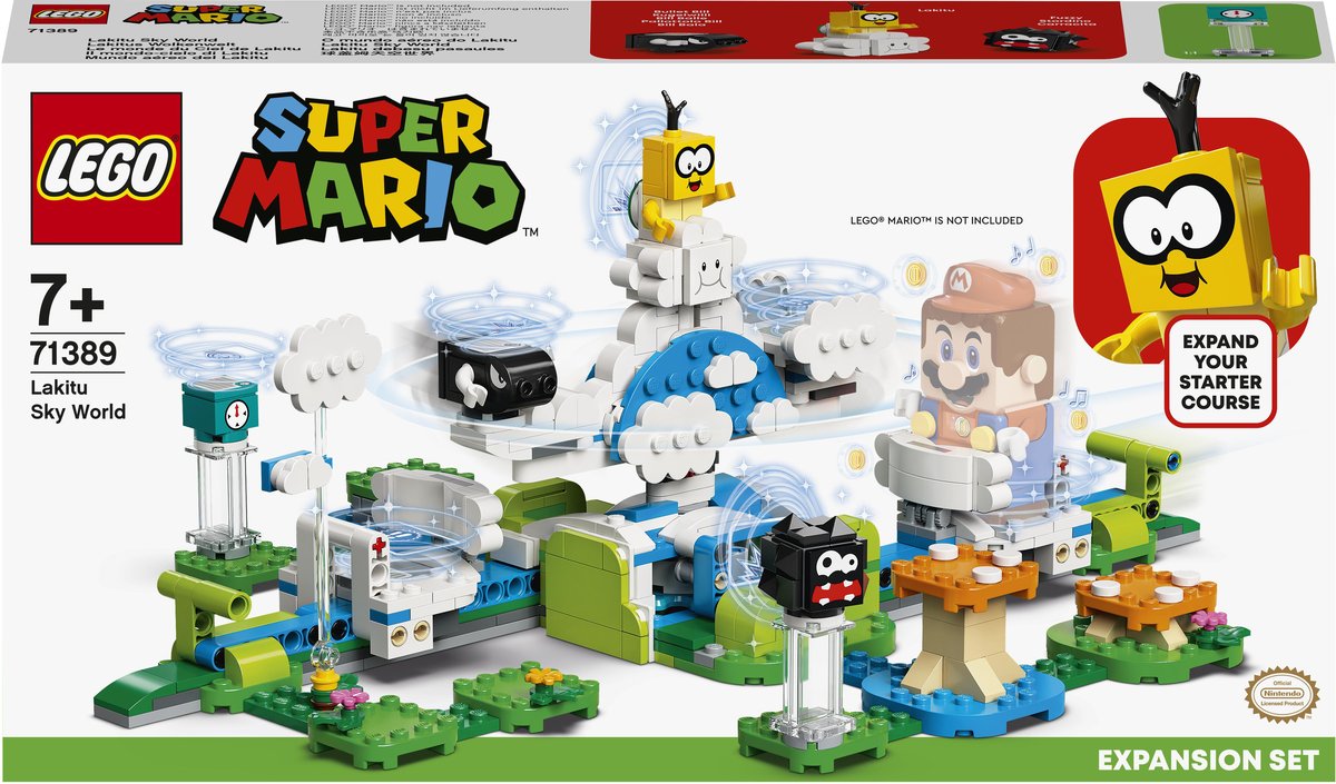 LEGO Super Mario Podniebny świat Lakitu zestaw dodatkowy 71389