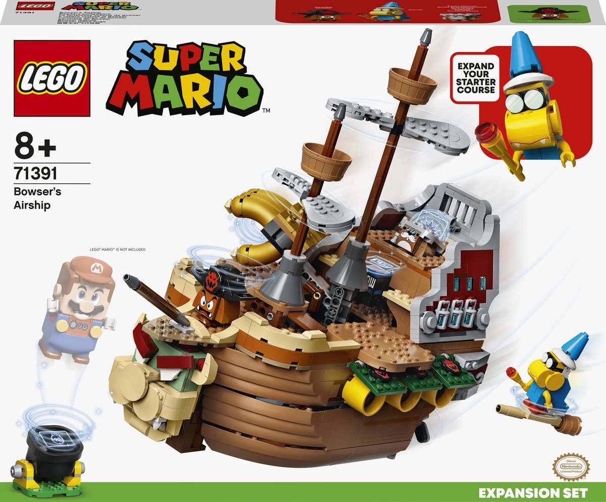 LEGO Super Mario Sterowiec Bowsera - zestaw dodatkowy 71391