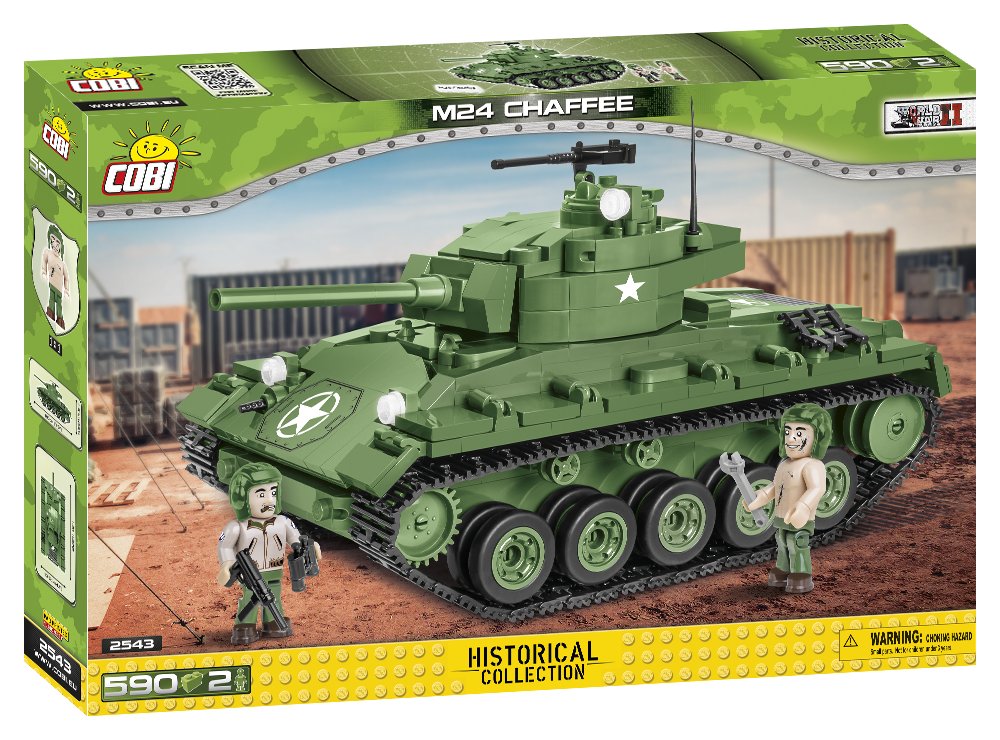 Cobi 2543. Kolekcja historyczna. Czołg M24 Chaffee