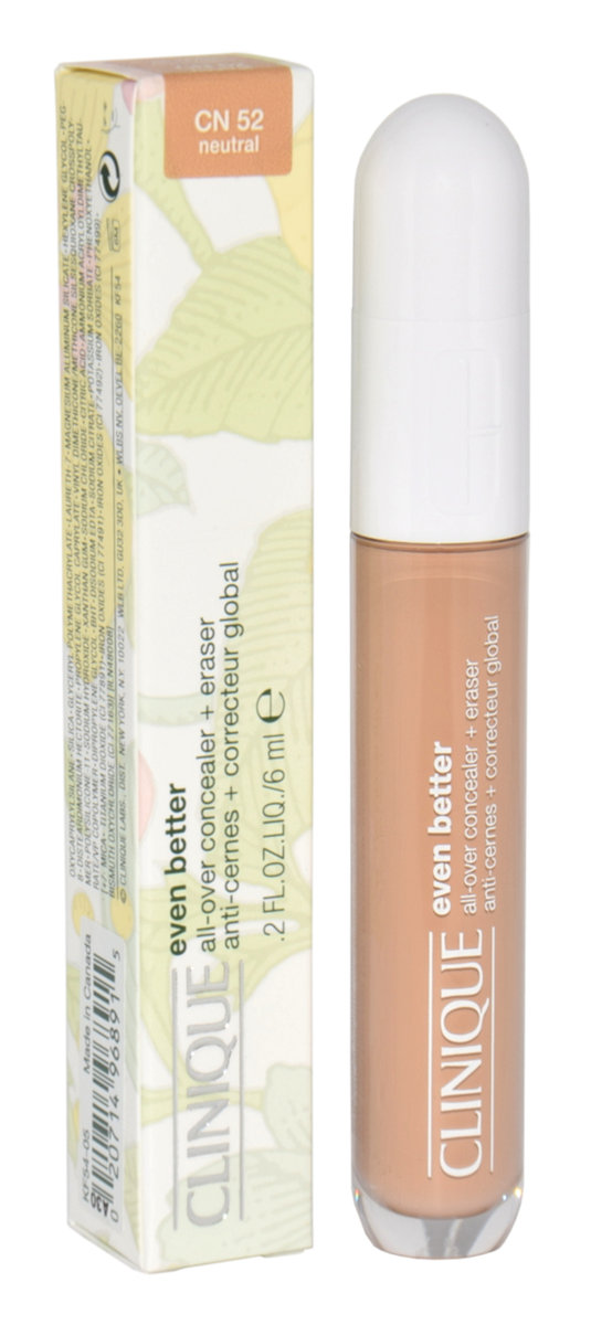 Clinique Even Better All-Over Concealer + Eraser korektor maskujący odcień CN 52 Neutral 6 ml