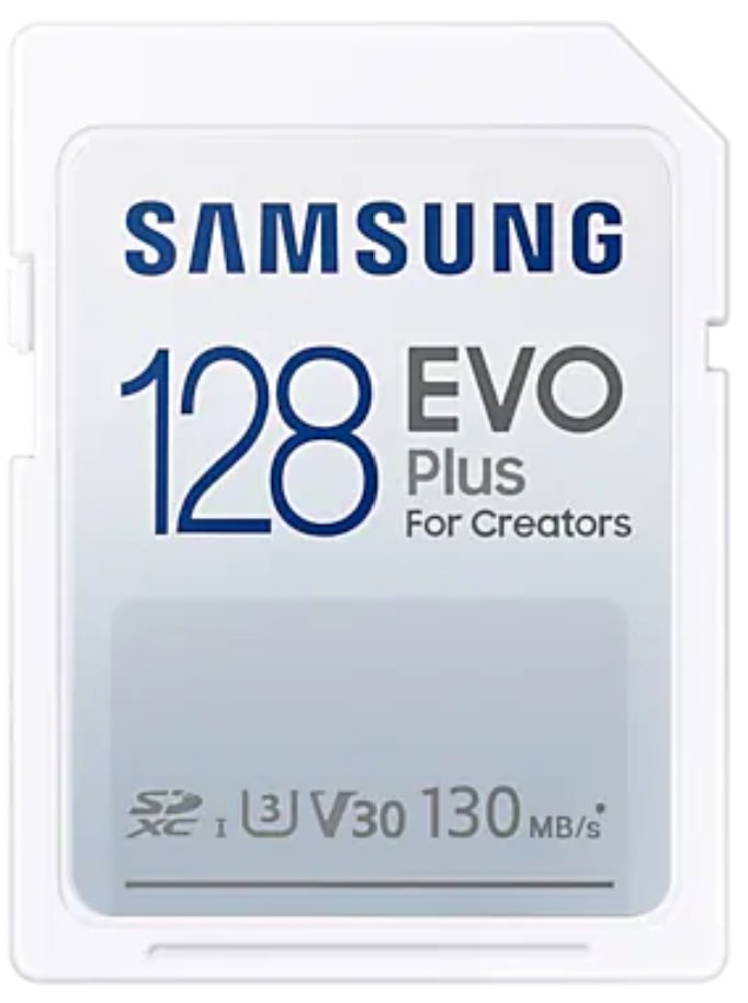 Samsung EVO Plus 2021 SDXC 128GB UHS-I/U3 V30 MB-SC128K/EU MB-SC128K/EU