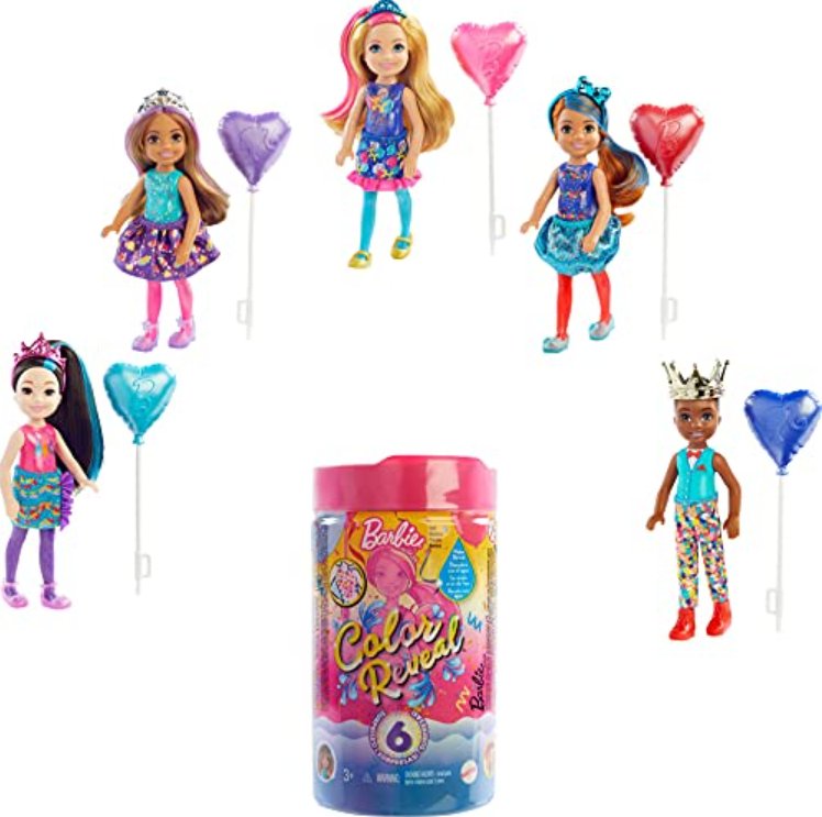 Mattel Barbie Color Reveal Chelsea z konfetti # z wartością produktów powyżej 89zł!