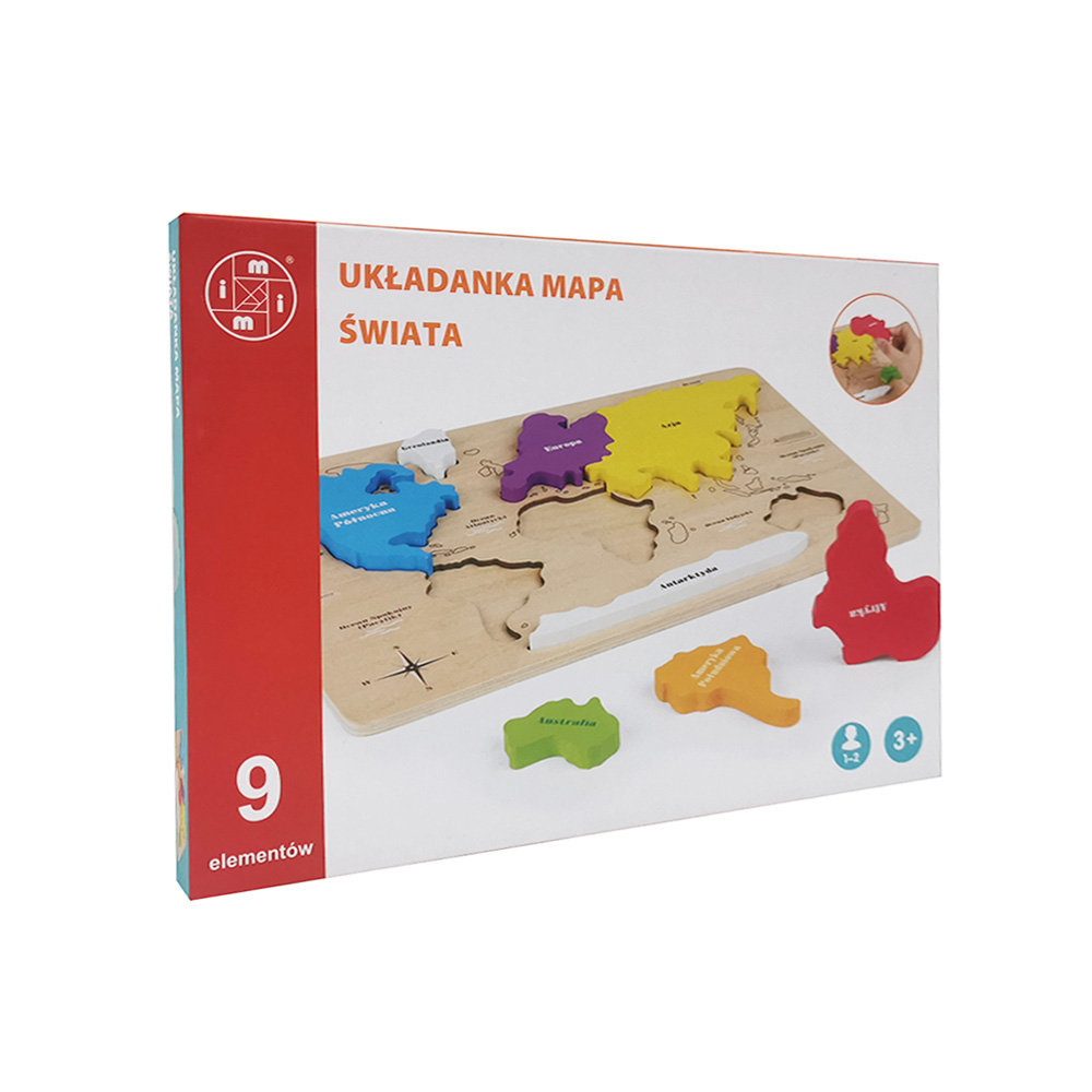 Układanka Mapa Świata