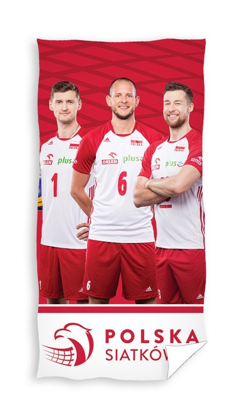 Ręcznik bawełniany 70x140 Polska Siatkówka piłka