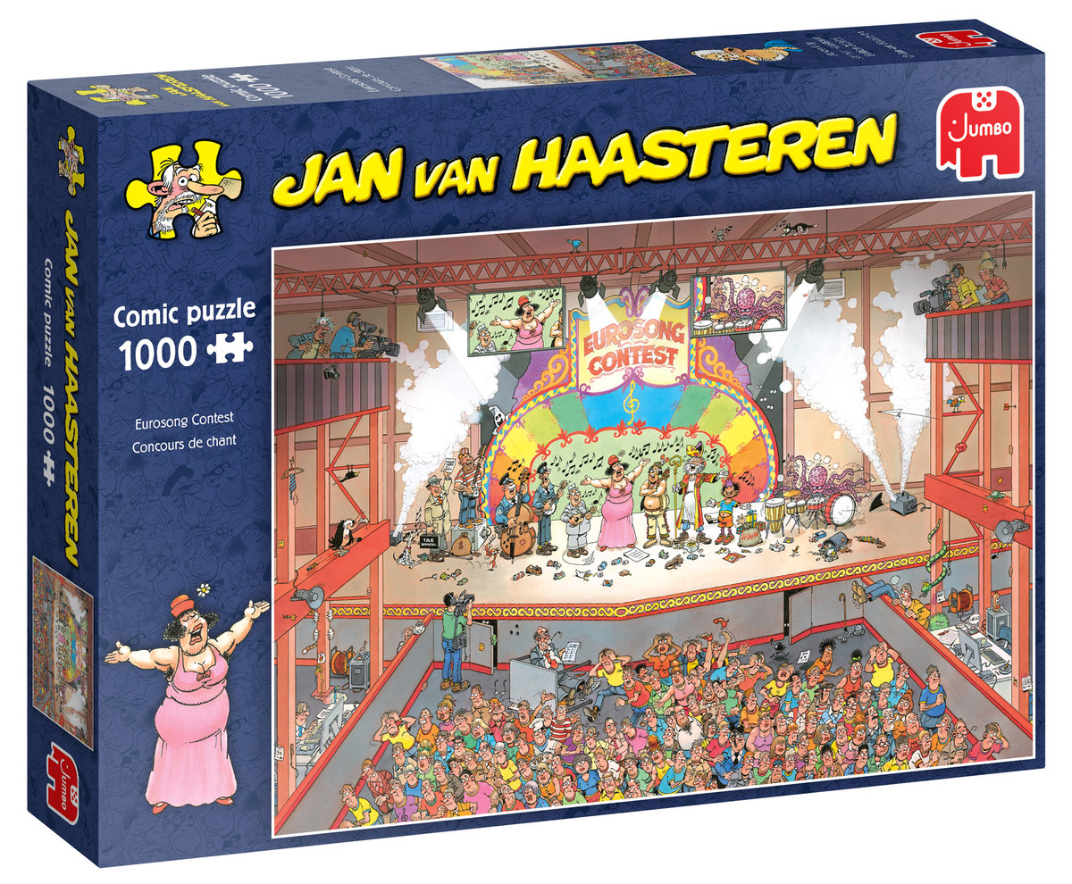 Jumbo Puzzle 1000 Haasteren Konkurs Piosenki Europejskie