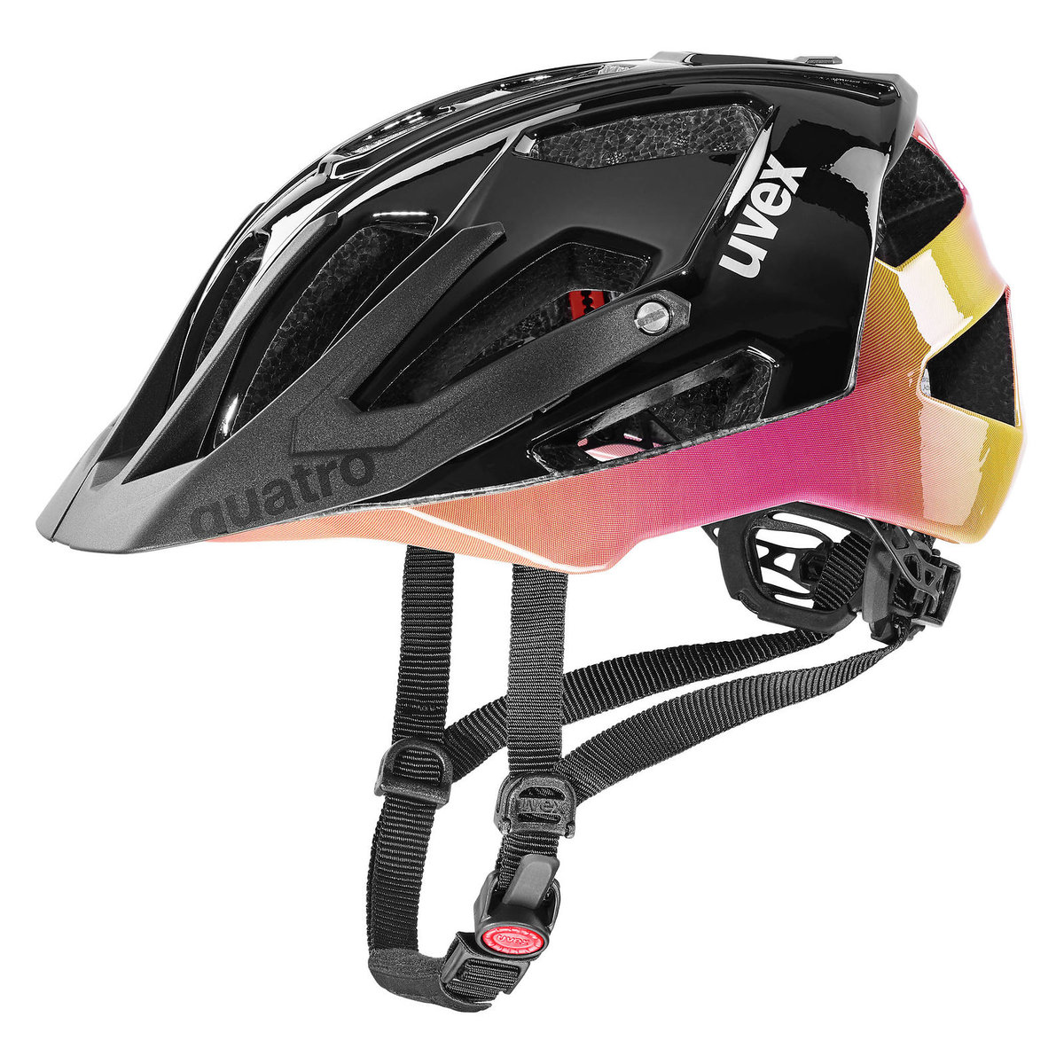 UVEX Quatro Helmet, future black 52-57cm 2021 Kaski MTB S4107752915