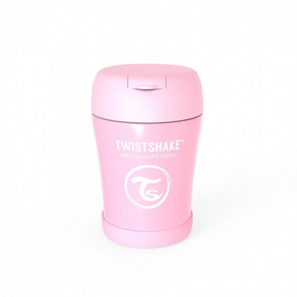 Twistshake Pojemnik termiczny na jedzenie 350 ml, różowy Twistshake 190410749
