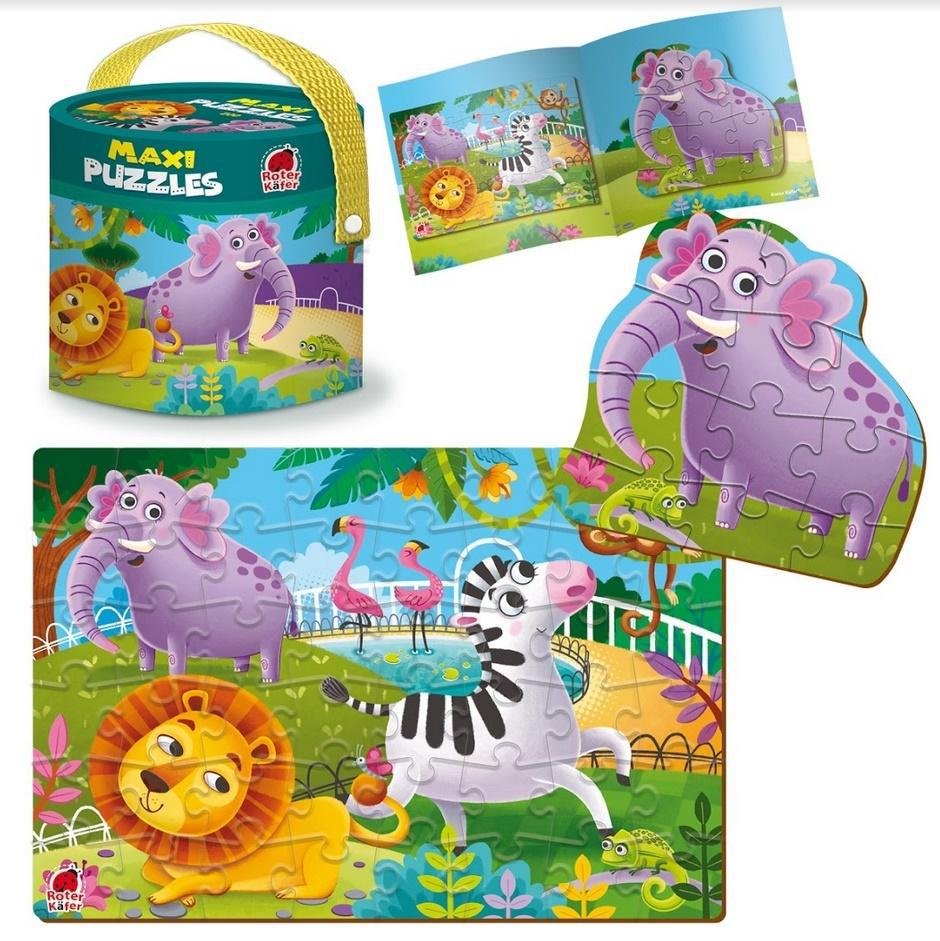 Roter Kafer Maxi puzzle 2w1 Zoo