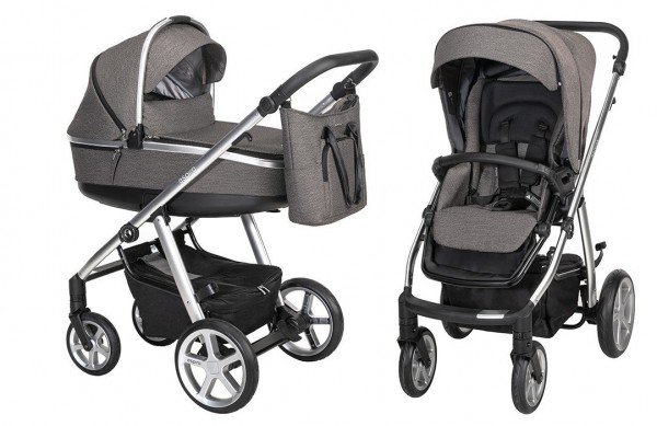 Espiro Wózek dziecięcy 2w1 Next Multicolor AIR - Graphite Street